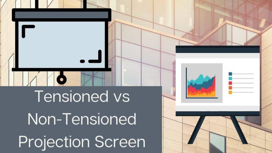 Tensioned vs non-tensioned projection screen
