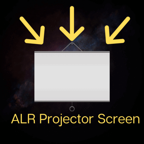 alr projector screen 60 inch